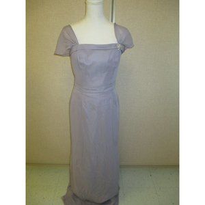 Forever Yours Dusty Lavender Chiffon Formal Dress Gown Size 8 Style 167